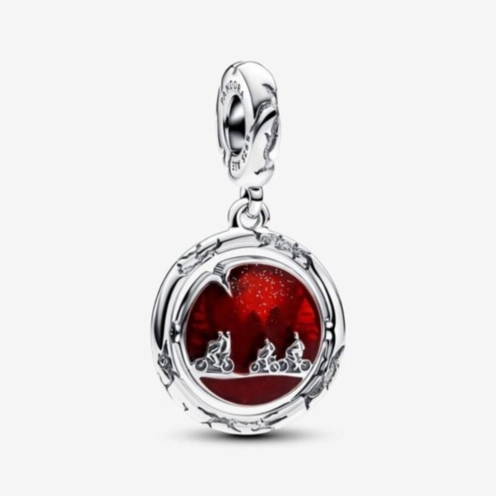 Authentic Stranger Things Glow-in-the-dark Upside Down Dangle Pandora Charm